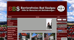 Desktop Screenshot of barrierefreies-bad-saulgau.de