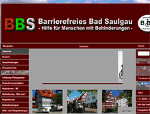 Tablet Screenshot of barrierefreies-bad-saulgau.de